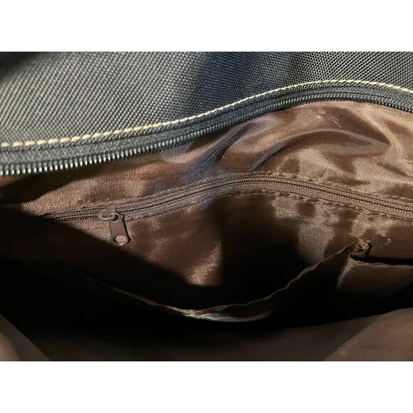 Kenneth Cole Reaction Black Nylon Multi pocket Crossbody Shoulder Bag purse - Picture 14 of 16